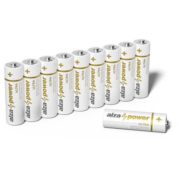 AlzaPower Ultra Alkaline LR6 (AA) 10db ökocsomagban