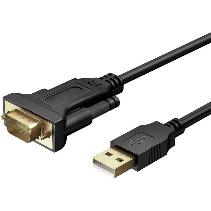 Techly USB 2.0 auf Seriell, RS-232 Konverter, 1,5 Meter (IDATA-USB2-SER-1A)
