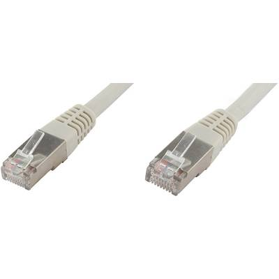 RJ45 Hálózat Csatlakozókábel CAT 6 S/FTP 3.00 m Szürke Páros árnyékolás econ connect (F6TP3GR)