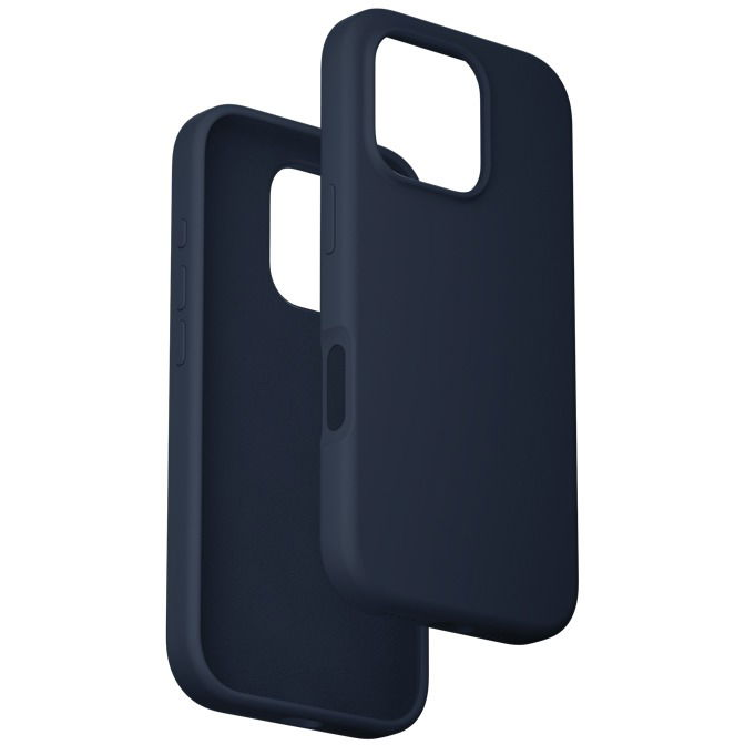 Vention iPhone 16 Pro Liquid szilikon MagSafe tok - Midnight Blue (KUHL0-30)