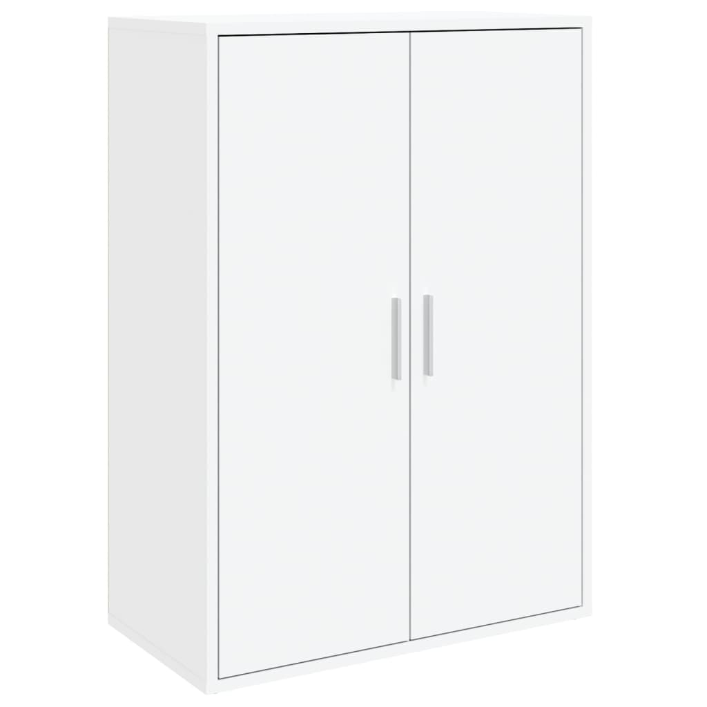 fehér szerelt fa tálalószekrény 60 x 31 x 84 cm (840485)