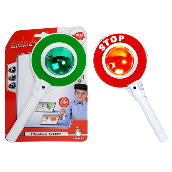 Semn rutier Dickie Toys Stop Politie