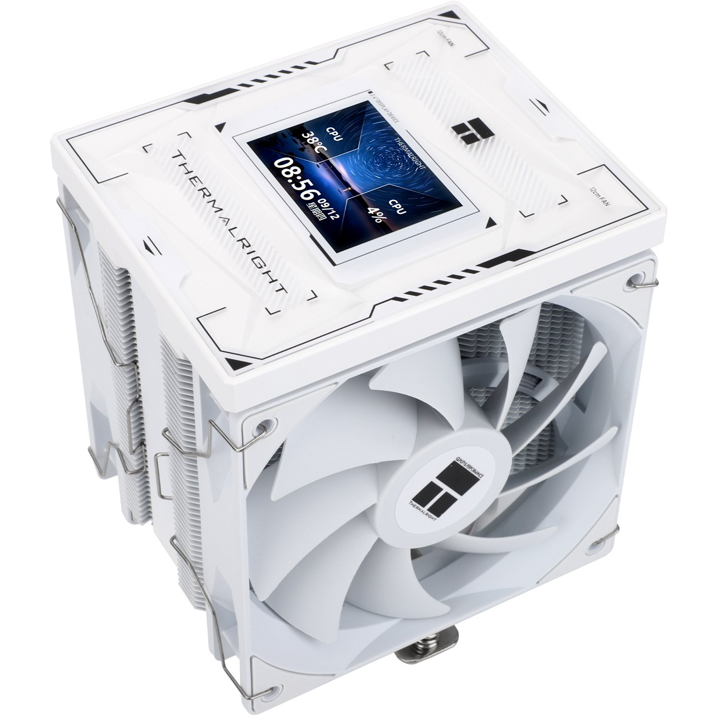Thermalright Burst Assassin 120 Vision Digitális CPU Hűtő Fehér (814256018807)