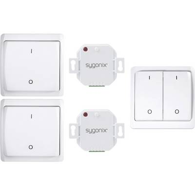 RSL Kapcsoló készlet Set Beépíthető, Felületi szerelés, Falra szerelhető 1 csatornás, 2 csatornás Kapcsolási teljesítmény (max.) 2000 W Max. hatótáv (szabad