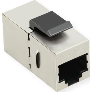 VALUE RJ-45 Kupplung, Keystone, geschirmt, Cat.6A (Class EA)