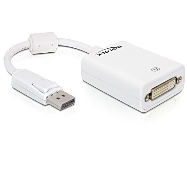 Delock DL61765 Displayport male -> DVI 24+5 female adapter (DL61765)