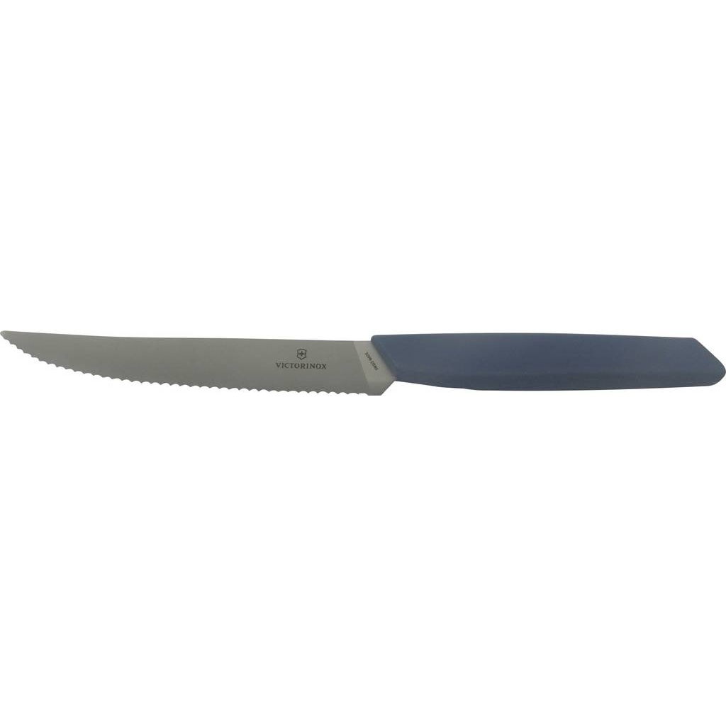 Victorinox Swiss Modern, steak és pizza kés, búzavirág ízű Búzavirágkék (6.9006.12W2) (6.9006.12W2)