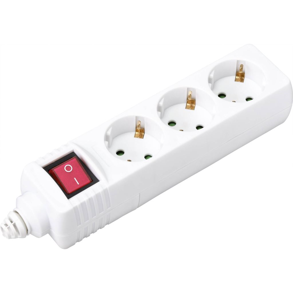 Sygonix 3 részes elosztó kapcsolóval fehér (BT-2372210) (BT2372210)