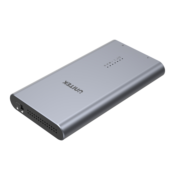 Unitek SolidForce M.2 USB 3.2 Gen2 Külső SSD ház - Ezüst