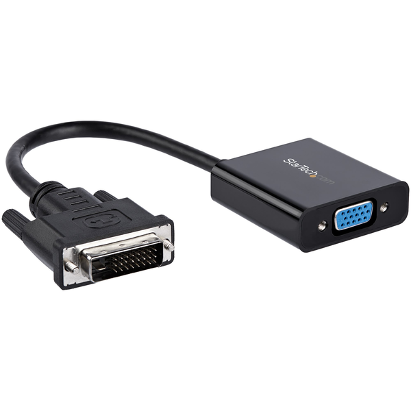 StarTech.com DVI2VGAE video kabel adapter 0,19 m Zwart