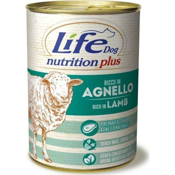  Life Pet Care Karma dla psa puszka 400 g LAMB + RICE /24