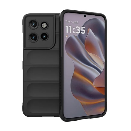 Gigapack szilikon tok 3D minta Motorola Edge 50 Neo 5G fekete