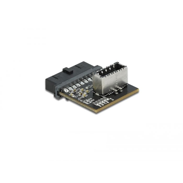Delock USB 3.0 Adapter Pin Header female to internal Key A female - USB internal adapter - 19 pin USB 3.0 header to 20 pin USB 3.0 header