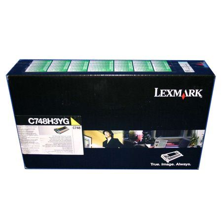 Lexmark C748H3YG cartuccia toner 1 pz Originale Giallo
