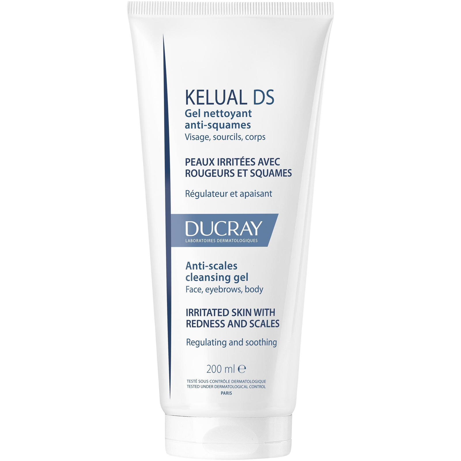 DUCRAY Kelual DS tisztítógél 200 ml (3282770392401)
