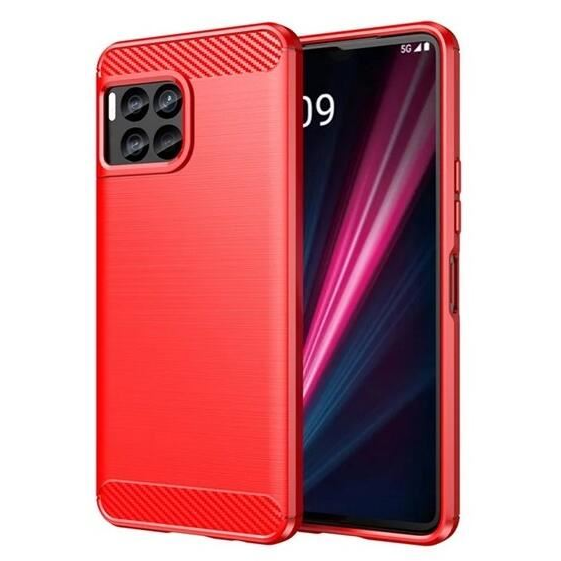 Gigapack T Phone 2 Pro 5G karbon mintás tok piros (GP-158648) (GP-158648)