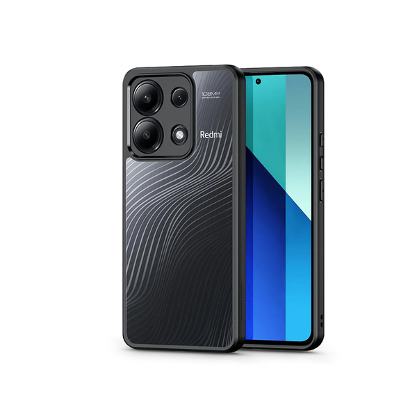 Xiaomi Redmi Note 13 5G hátlap - Dux Ducis Aimo Series - fekete/átlátszó