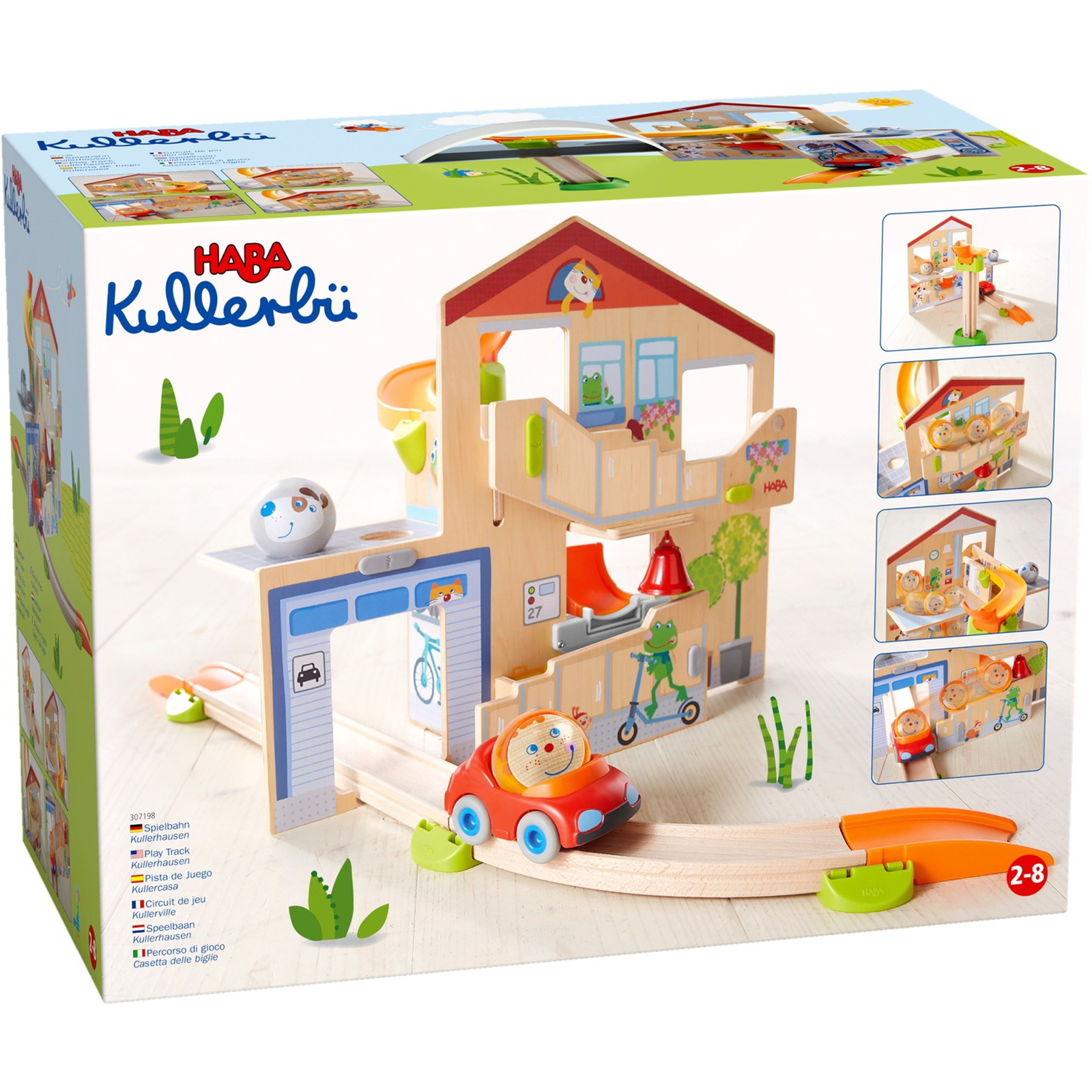 HABA 307198 - Garázs és Autó Fa Autópálya kiegészítő épület (1307198001)