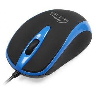 Media-Tech Plano MT1091B оптична USB мишка черно-синя