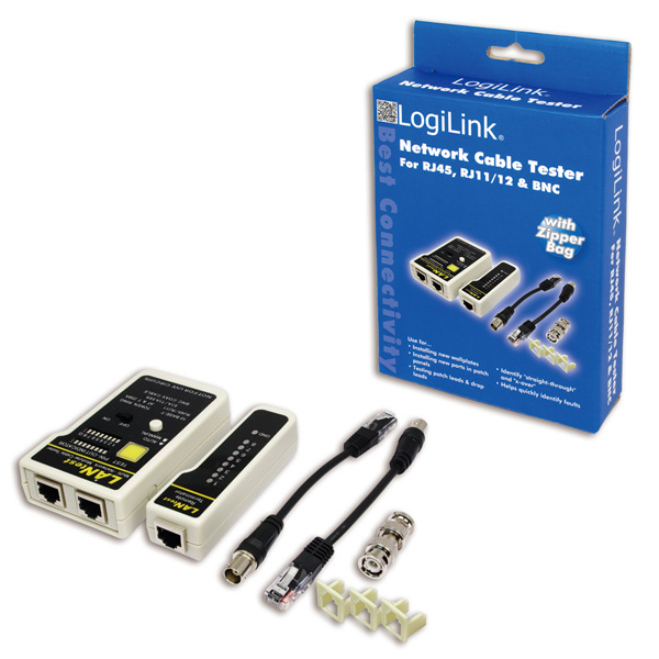 LogiLink WZ0015 tester per cavo di rete