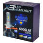 Set 2 becuri LED auto, Homasita, Lumiled H3, 6000 LM, 50W, IP67