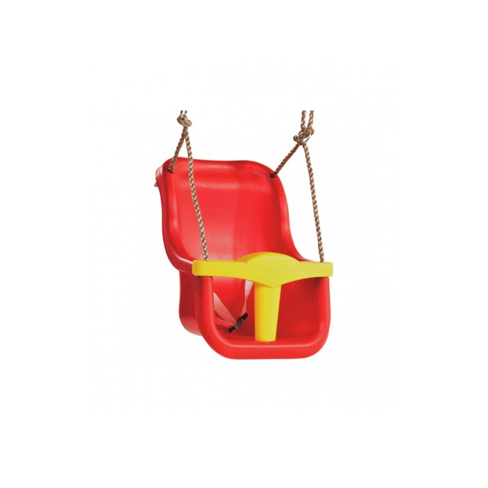 DeLux biztonsági bébihinta Piros/Sárga (131001001001)