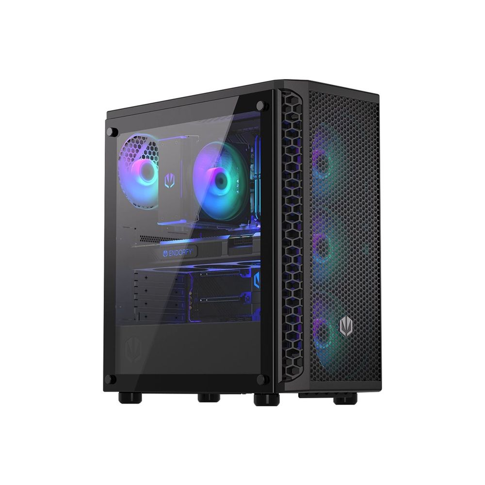 Endorfy Signum 300 ARGB Számítógépház - Fekete (EY2A006)
