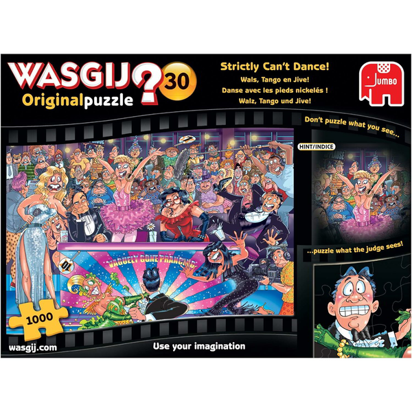 Puzzle Jumbo puzzle 1000 dílků Puzzle 1000 Wasgij Neumíte tančit! G3 191606