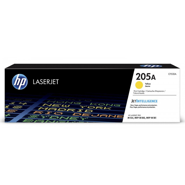 HP LaserJet 205A Yellow Original Toner Cartridge tonerpatron 1 stk