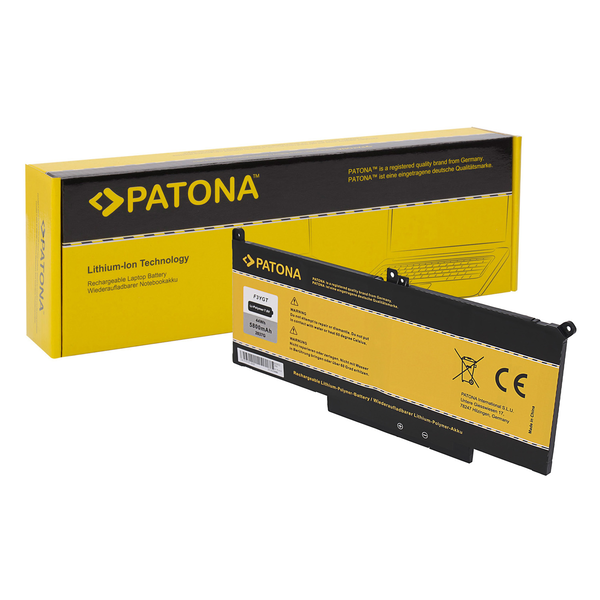 Patona PT2837 Dell Latitude E7280 / E7480 Laptop akkumulátor 44,08 Wh