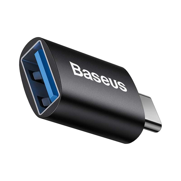 BASEUS Ingenuity mini OTG redukce USB-C samec na USB-A samice 3.1, černá