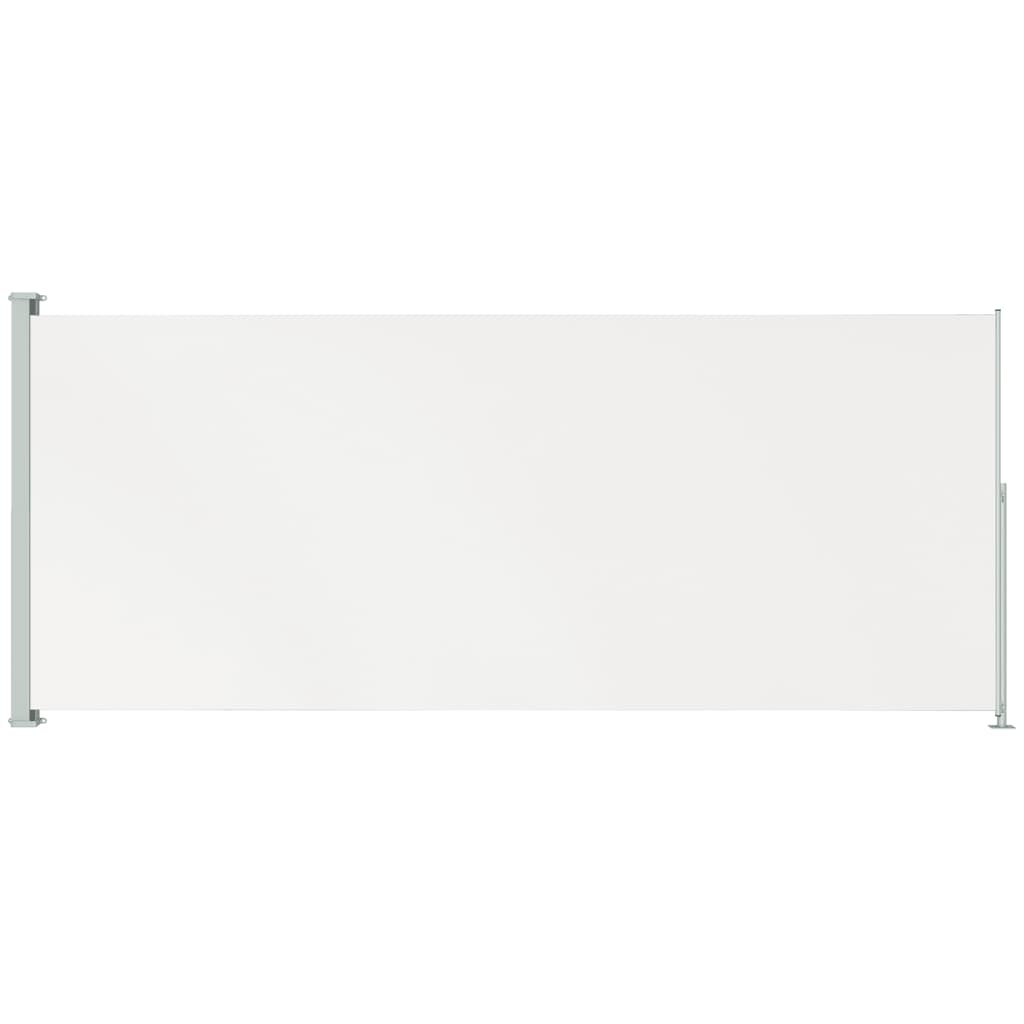 krémszínű behúzható oldalsó terasznapellenző 200 x 500 cm (313418)