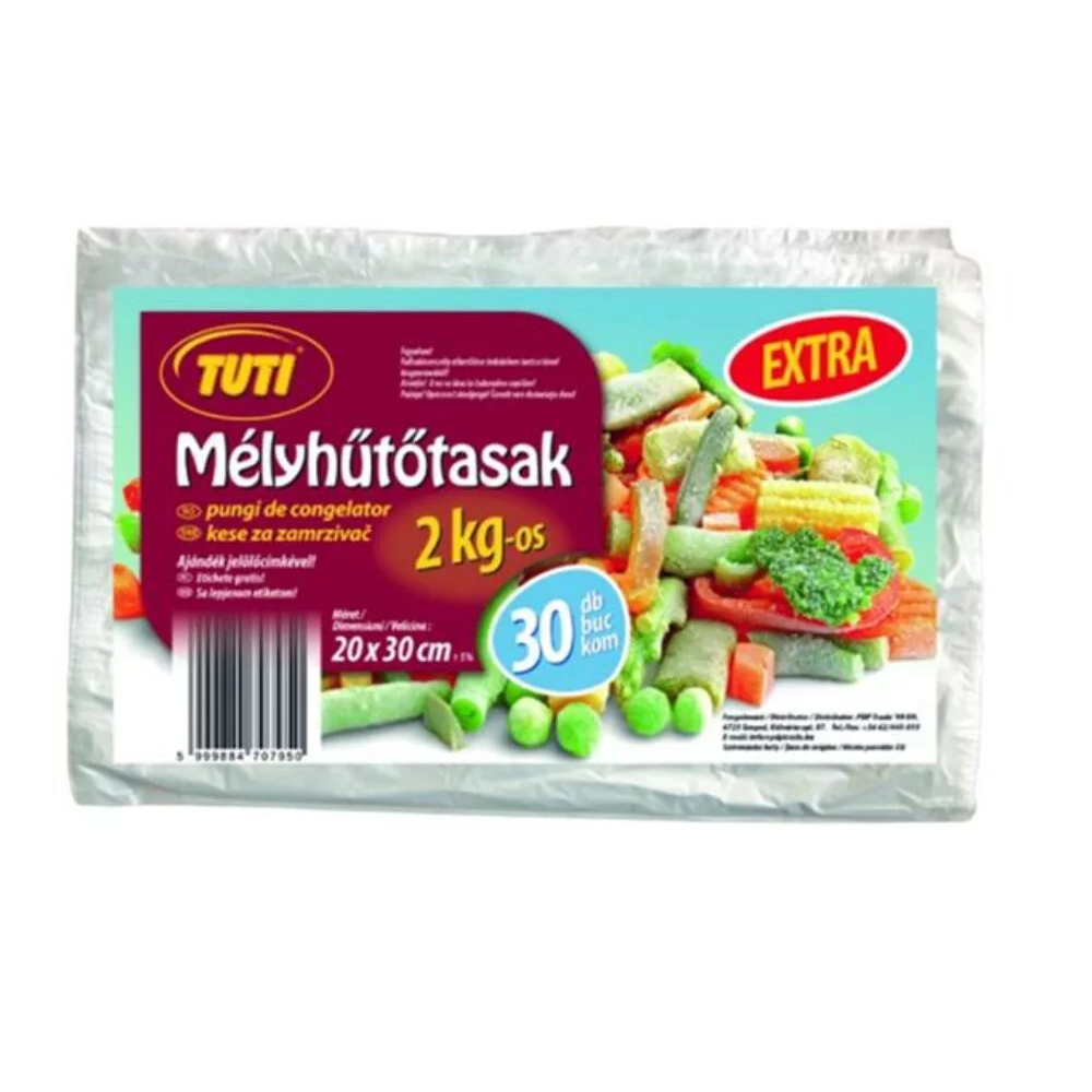 Tuti Mélyhűtőzacskó - 2 kg (30 db/csomag) (5999884707950)