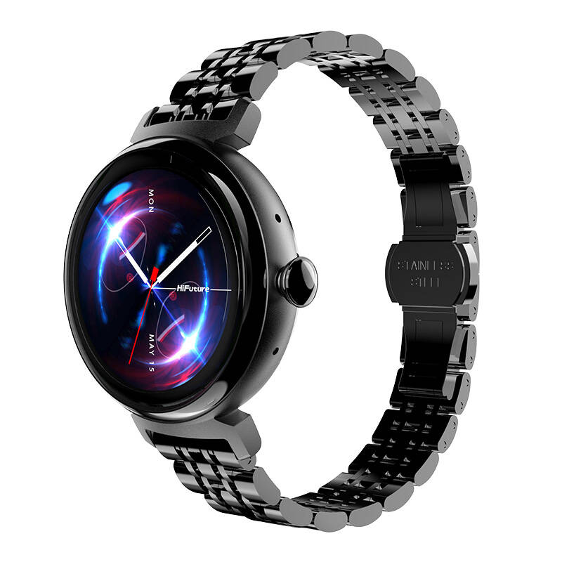 HiFuture Future Aura Okosóra 1,04" AMOLED - Fekete (FUTURE AURA (BLACK))