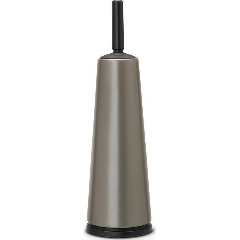 Brabantia ReNew WC-kefe padlón álló tartóval, acél, platinaszürke - 477324 (477324)