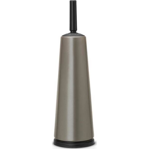 Brabantia ReNew WC-kefe padlón álló tartóval, acél, platinaszürke - 477324