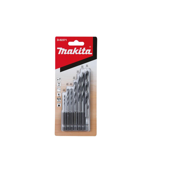 Makita D-62371 Hatszög befogású fafúró készlet (7db/csomag)