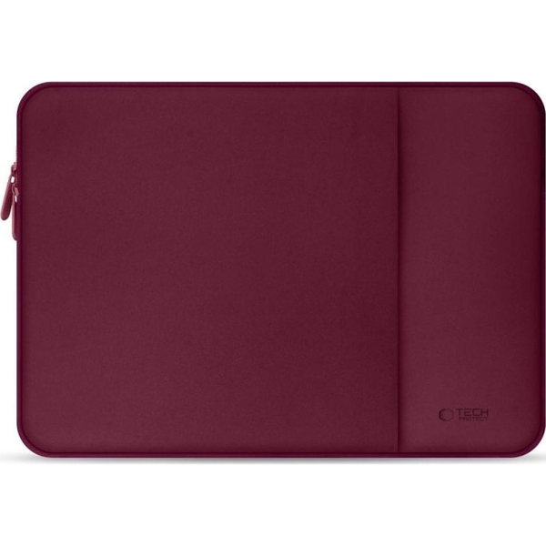 Neoprénové puzdro / obal na laptop Tech-Protect, červené, 14 palcové