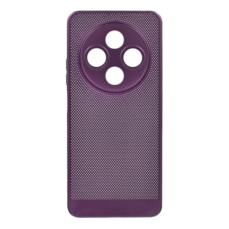 Műanyag telefonvédő (légáteresztő. lyukacsos. kameravédő) LILA (GP-164946)