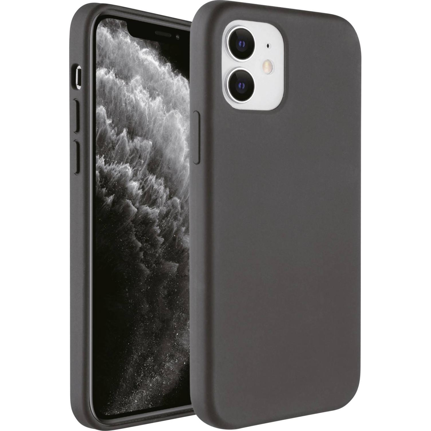 Vivanco Apple iPhone 12 mini Hátlap Fekete (HCVVIPH12BK) (HCVVIPH12BK)