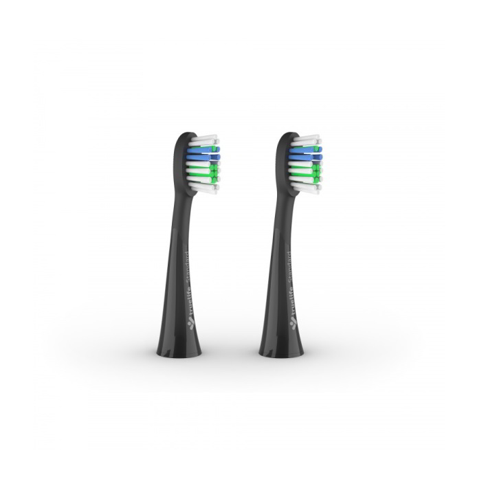 TrueLife SonicBrush K150 UV Standard Plus Elektromos fogkefe Pótfej - Fekete (2db) (TLSBK150UVHSDP)