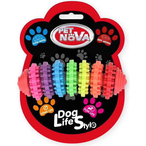 Aqua-Nova Kutyajáték Tpr Gumiból Készült Fogtisztító 13 cm Tpr-Denttoy-M