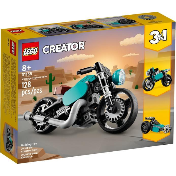 LEGO® Creator 3 в 1 - Ретро мотоциклет 31135, 128 части