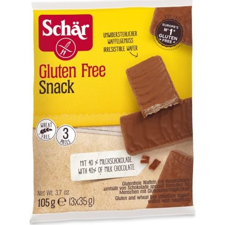 Snacks Schar Snack Chocolate Con Leche (3 X 35 G)