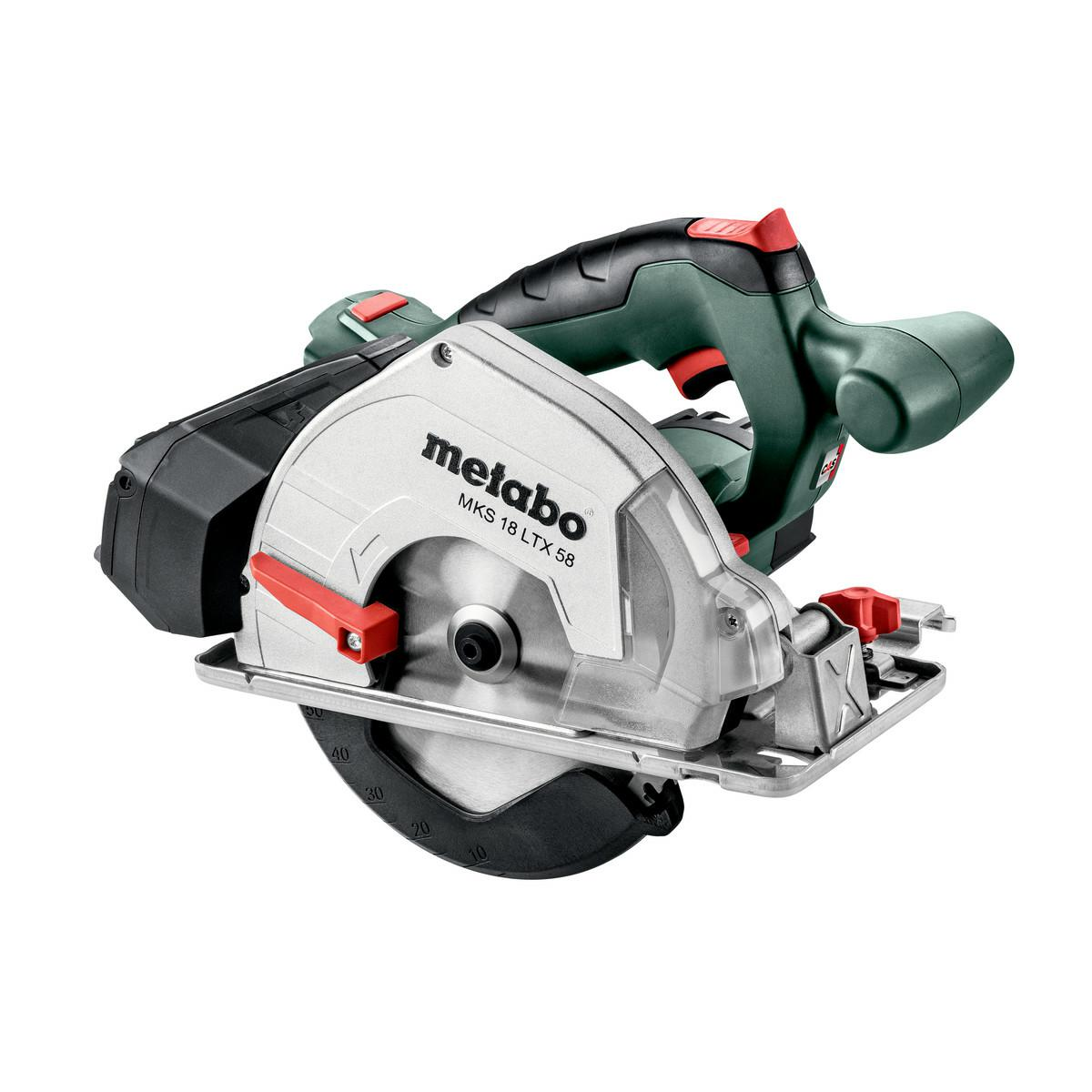 Metabo MKS 18 LTX 58 akkus fém kézi körfűrész alapgép (akku és töltő nélkül) metaBOX (600771840)