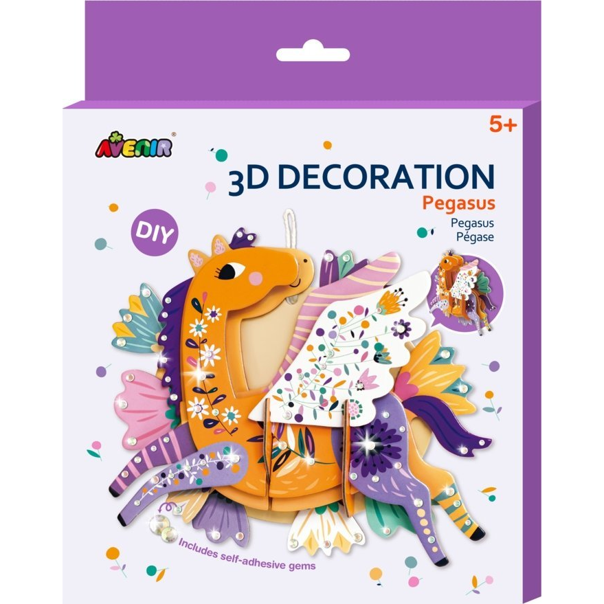 Avenir 3D Dekorációs Puzzle, Unikornis (PZ215069)