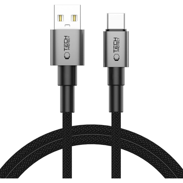 Kabel Tech-protect USB - USB-C 1 m šedý