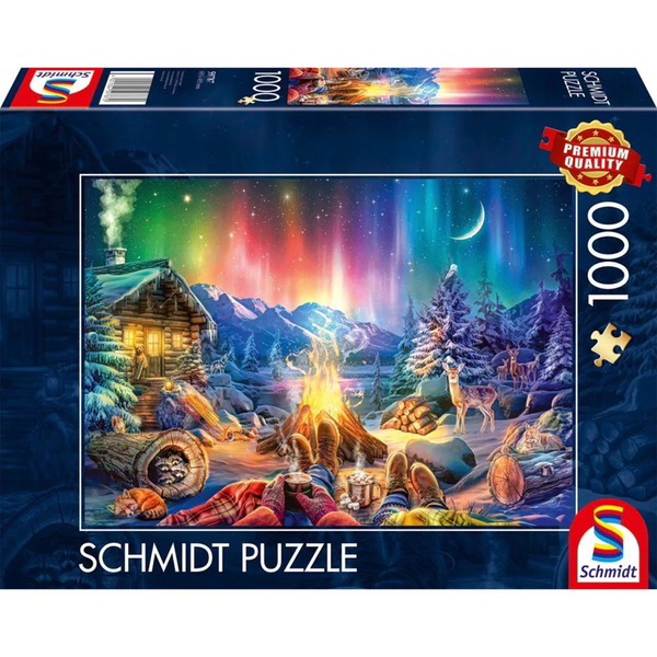Schmidt Spiele Tábortűz romantika a csillagos ég alatt 1000 darabos puzzle