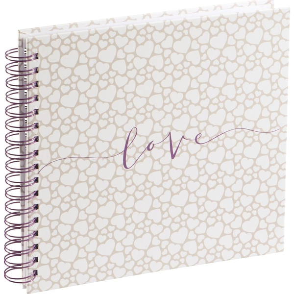 Hama Romance album fotografico e portalistino Beige, Bianco 80 fogli 10 x 15