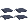 4 db tengerészkék oxford szövet székpárna 50 x 50 x 7 cm